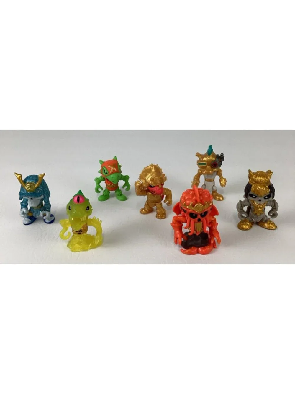 Treasure X Moose Lot of Figures Rare Golden Dinosaurs Skeletons Weapons Bundle